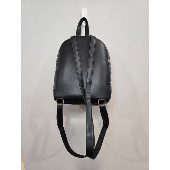 Harry Potter Bioworld Quidditch Navy & Gold Hogwarts Wizard Mini Backpack *EUC* - Picture 3 of 11